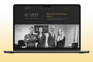 Лендинг юридической компании "CHE-Group"