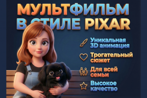 Мультфильм в cтилe Pixаr