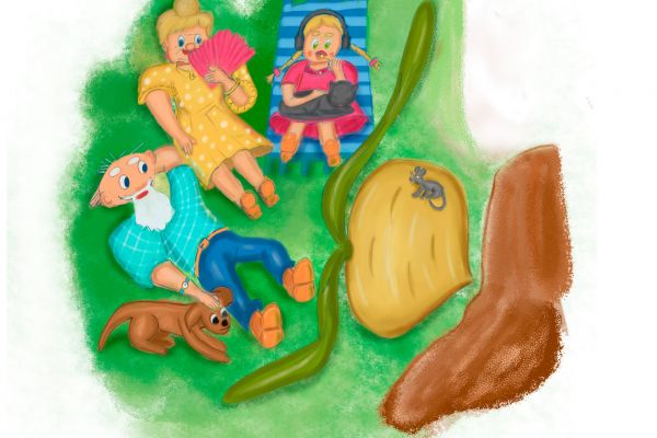 Книжная иллюстрация. Репка