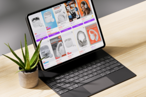 Дизайн карточек для товара наушники беспроводные