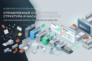 Внедрил Bitrix24 и настроил отдел продаж под масштабирование