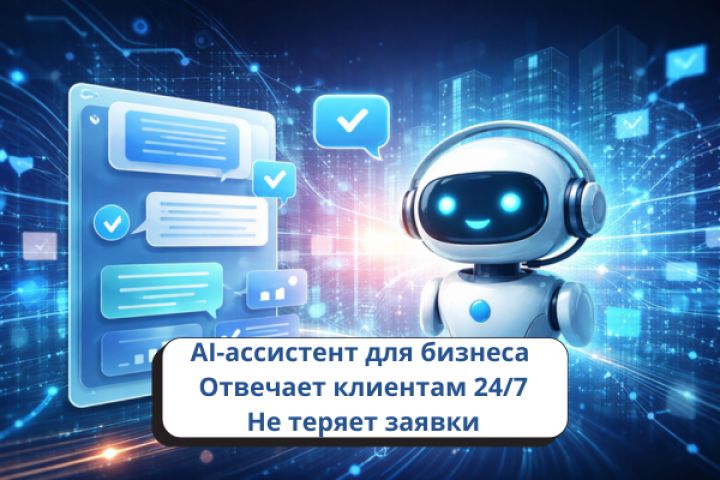 Настрою AI-ассистента для общения с клиентами (сайт / мессенджеры / CRM) - 5697968