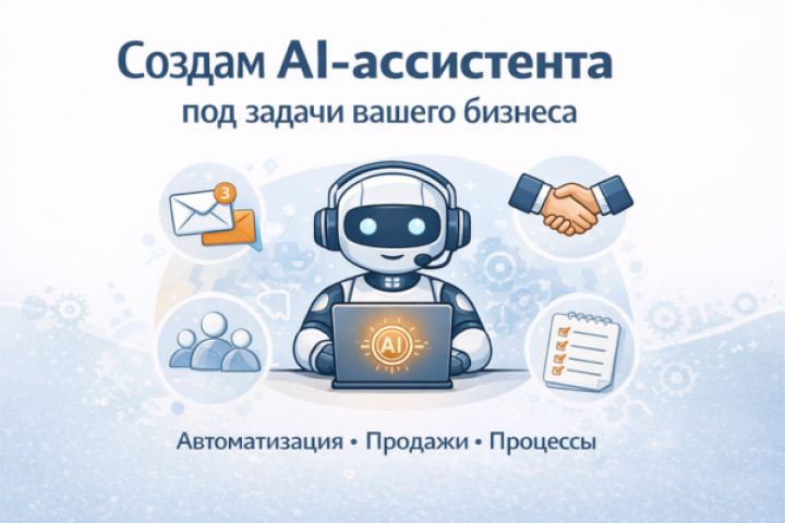 Создам AI-ассистента под задачи вашего бизнеса - 5698023