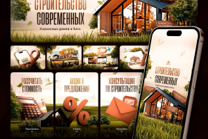 Разработка оформления ВК для строительной компании