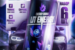 Разработка карточки товара для энергетика Lit Energy