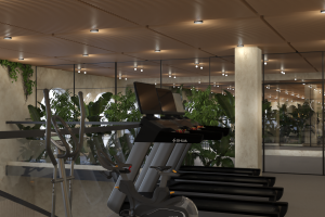 Дизайн проект фитнес-центра