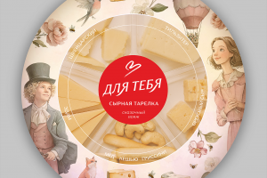Дизайн для упаковки "Сырная Тарелка"