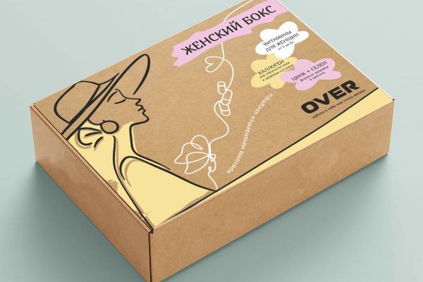 Оформление коробки "Женский Box"