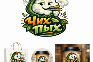 Создала карточки для товаров и логотипы для разных компаний