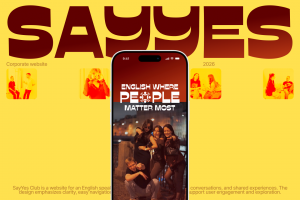 Корпоративный сайт для разговорного клуба