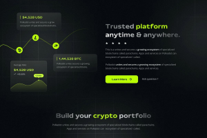 Разработка дизайна сайта для криптоплатформы