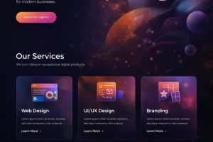 Разработка дизайна сайта для веб-проекта