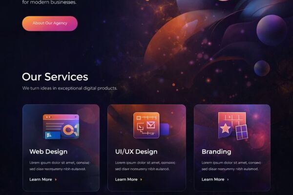 Разработка дизайна сайта для веб-проекта