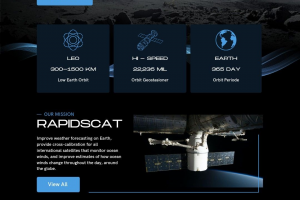 Разработка дизайна сайта для космического проекта