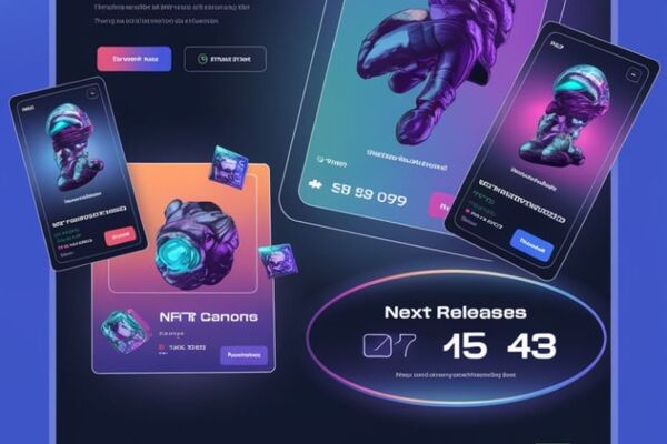 Разработка дизайна сайта для NFT проекта