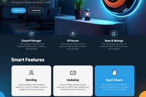 Разработка дизайна сайта для умного дома