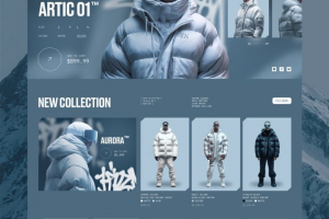 Разработка дизайна сайта для магазина одежды