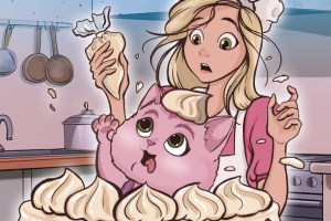 Комикс для сети кондитерских "Стефания"