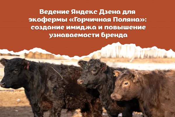 Ведение Яндекс Дзена для экофермы «Горчичная Поляна»: создание имиджа и повышение узнаваемости бренда