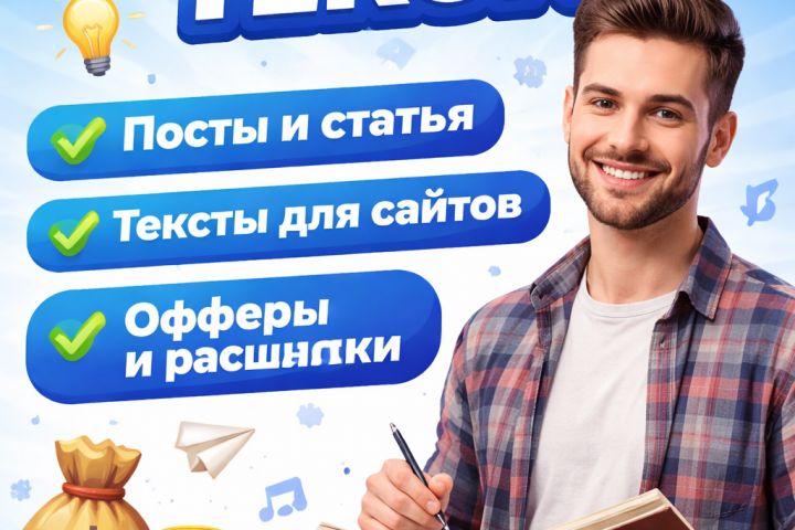 Копирайтинг, работа с текстами и редактор текстов - 5703038