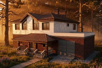 Двухэтажный дом, 261 м2