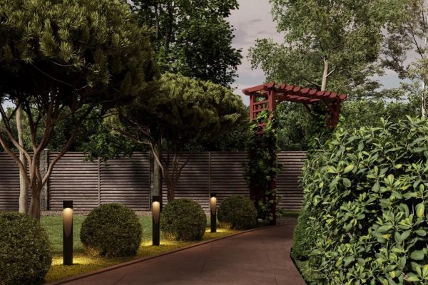 ЛАНДШАФТ УЧАСТКА 6 СОТОК В МОСКОВСКОЙ ОБЛАСТИ