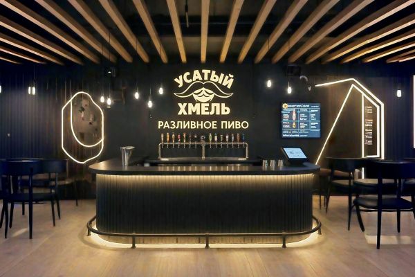 Требуется разработать дизайн помещения, разливного пива.