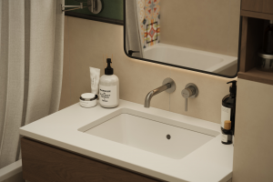 Дизайн и визуализация санузла в квартире 72 м2