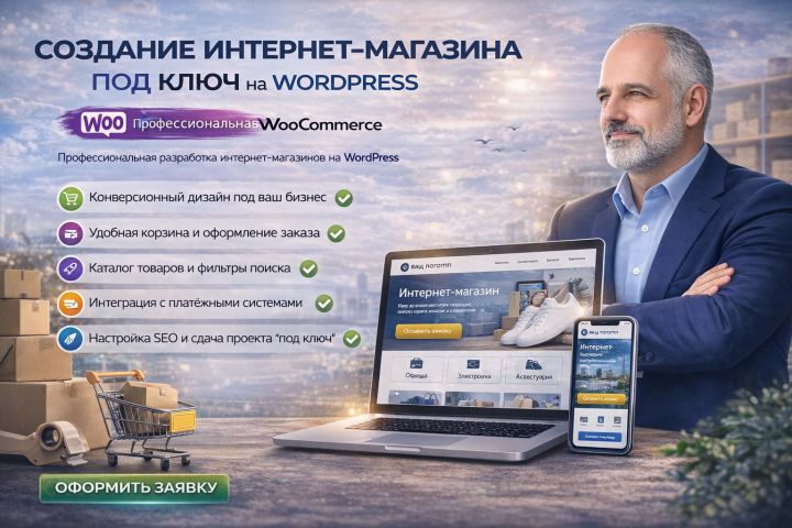 Создание интернет-магазина на WooCommerce под ключ - 5704898