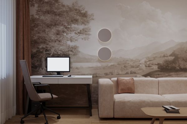 Проект квартиры в спокойных тонах