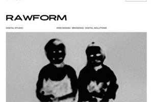 RAWFORM — сайт для digital-студии