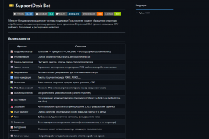 Тикет-система поддержки клиентов в Telegram с SLA-трекингом и аналитикой по операторам
