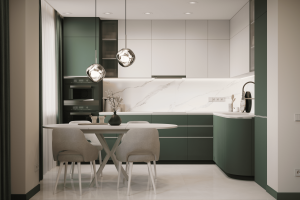 Дизайн и визуализация гостиной в квартире 67 м2