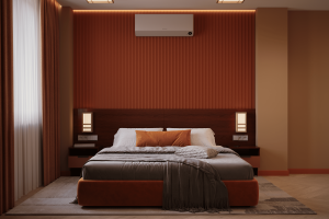 Дизайн и визуализация спальни в квартире 67 м2