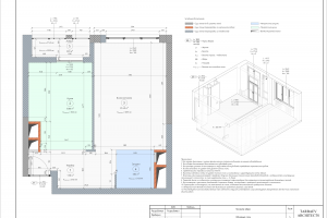 Рабочие чертежи в новостройке 48 м2