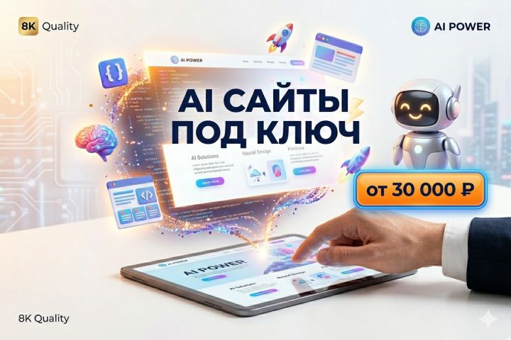 Разработка сайта с AI-функциями под ключ