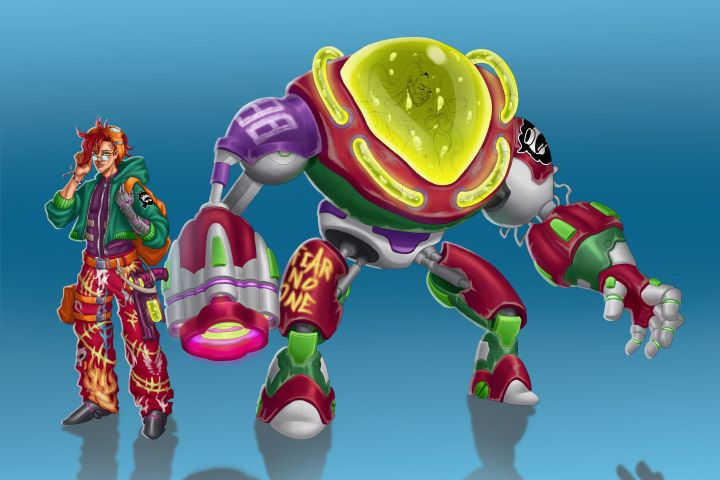 Создание концепт арта персонажа