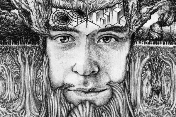 автопортрет карандашом