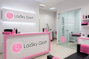 Бренд и оформление сети салонов лазерной эпиляции LazSkyGlatt