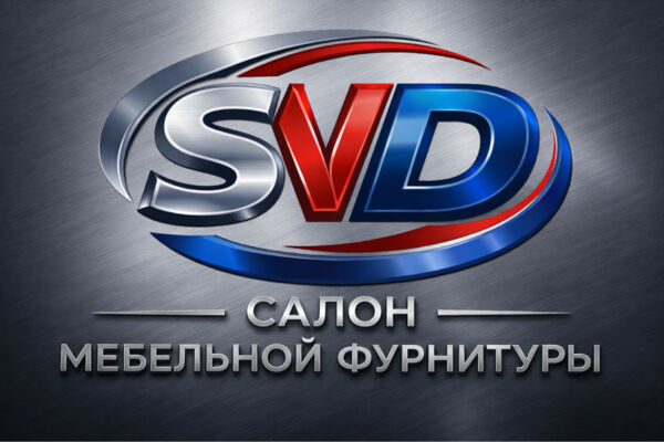 Дизайн двухсторонней визитки для салона мебельной фурнитуры