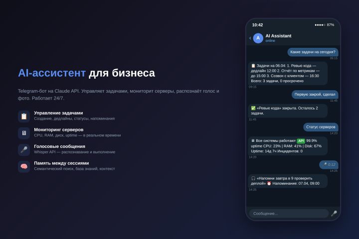 Telegram-бот для бизнеса под ключ - 5709791