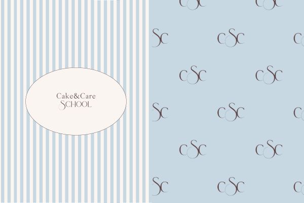 Фирменный стиль для онлайн школы кондитеров Cake&Care School