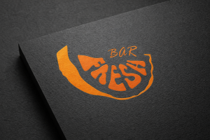 Разработка дизайна логотипа для BAR FRESH