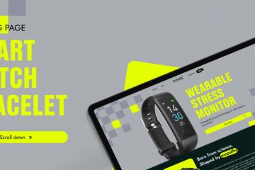 Лендинг для смарт часов