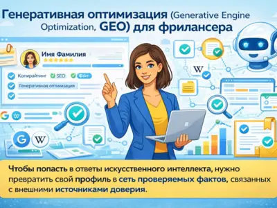GEO-гайд для фрилансера: как попасть в ответы ИИ, 2026