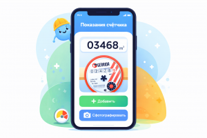 Мобильное приложение показания счетчика воды