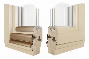 Визуализация узлов деревянных оконных систем