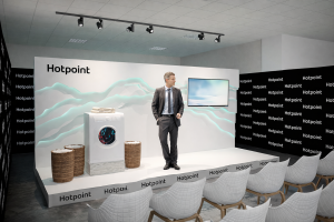 Визуализация выставочного стенда Hotpoint