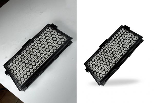 Обработка фото и удаление фона (фильтр для пылесоса)