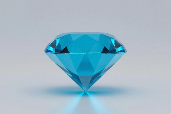 Дизайнерский 3D-визуал: кристалл (нейросеть)